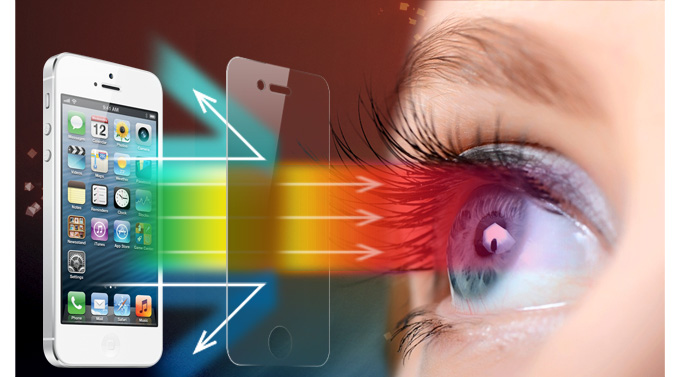 Filtres anti lumière bleue pour téléphones
