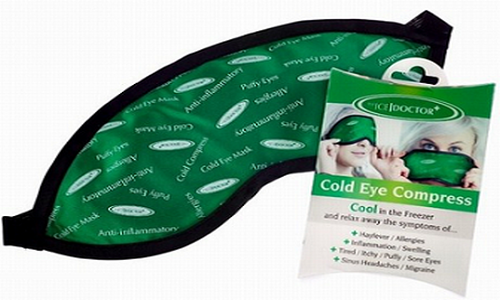 Cold eye compress